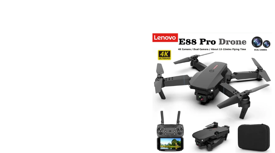 Lenovo E88 Pro Drone 4k Profesional HD 8k